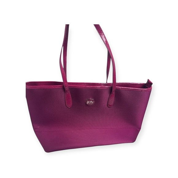 Joy Mangano pink fabric bag with two handles - Picture 1 of 10